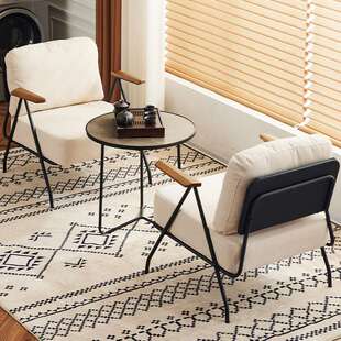 阳台小桌椅三件套院子里的桌椅阳光房茶桌椅组合2025新款休闲桌椅