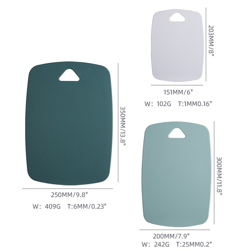 菜板PP辅食分类塑料菜板套装双面用厨房家用切菜板塑料砧板