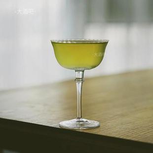 日式 马天尼杯鸡尾酒杯高脚杯玻璃杯古典马提尼酒杯调酒杯饮品杯子
