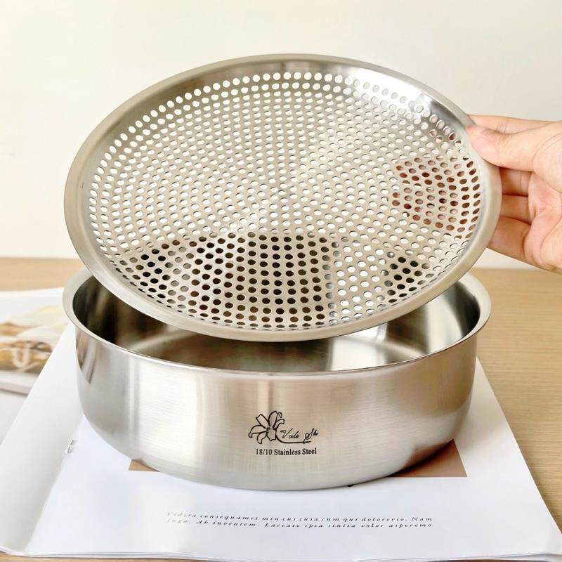 维乐仕家用滤油盘厨房-不锈钢沥油盘沥油架油炸漏油沥水盘子