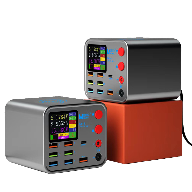 蚂蚁昕电霸1号 多口充电器 工程接口带数显排插无线充QC.