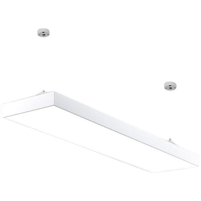 办公室ld吊灯长条直角平板灯商场超市写字楼健身房现代铁艺,家装灯饰光源,商用吊灯,淘宝优惠券,粉丝福利购,淘宝优惠卷