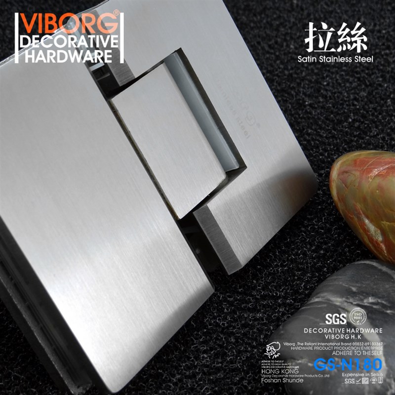 香港域堡 精铸不锈钢浴室夹淋浴房合页玻璃门铰链G-N1度