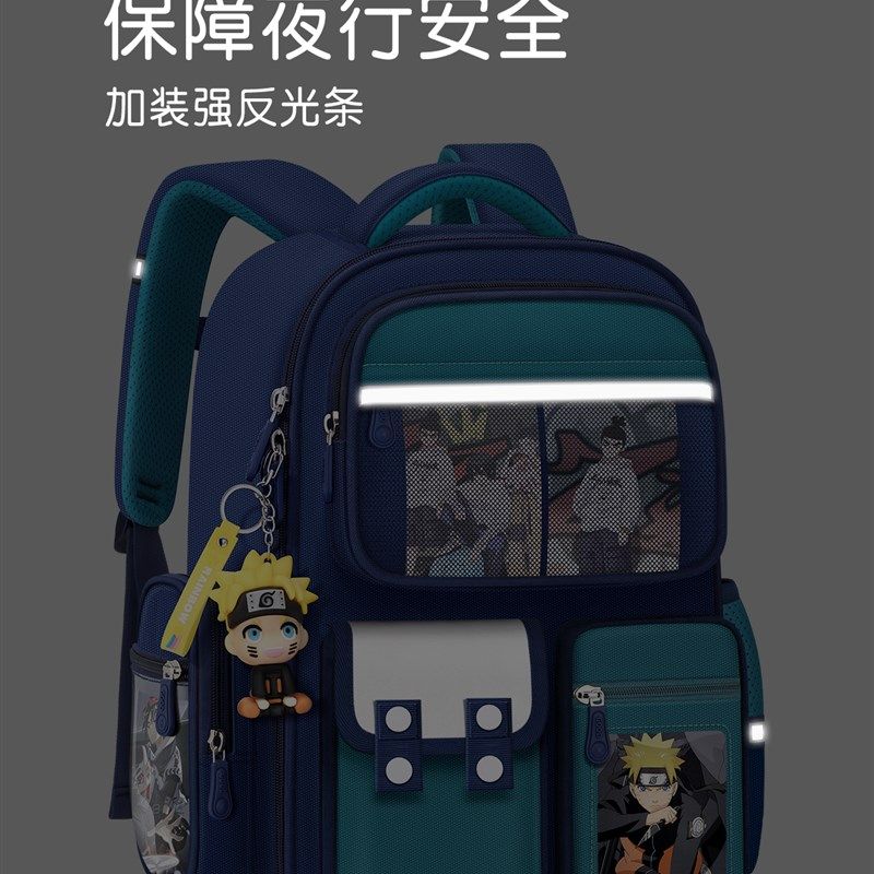 新款小学生儿童书包三到六减负男童护脊一年级男孩男生大容量