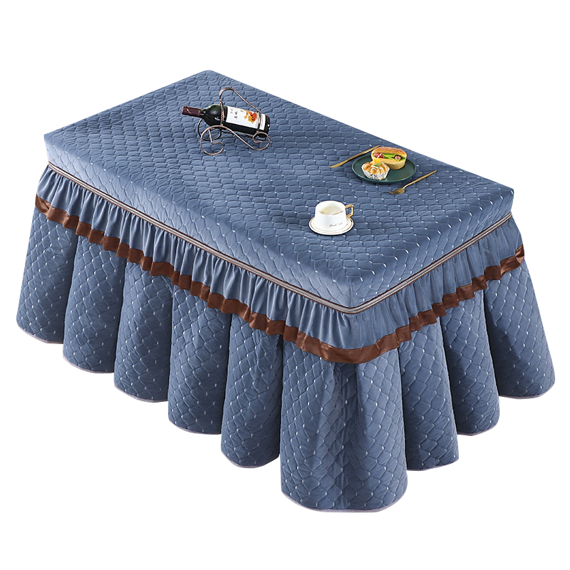 长方形烤火桌子罩茶几罩布艺电烤炉家用烤火炉取暖器桌布烤火罩