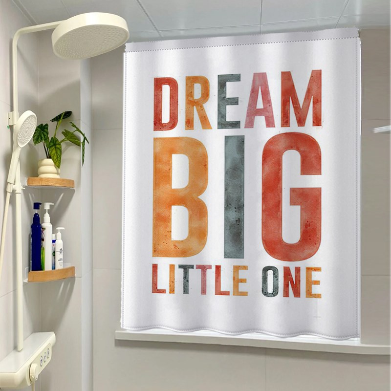 窗帘遮光2024新款免打孔安装卫生间遮挡帘浴室防水魔术贴自粘式短