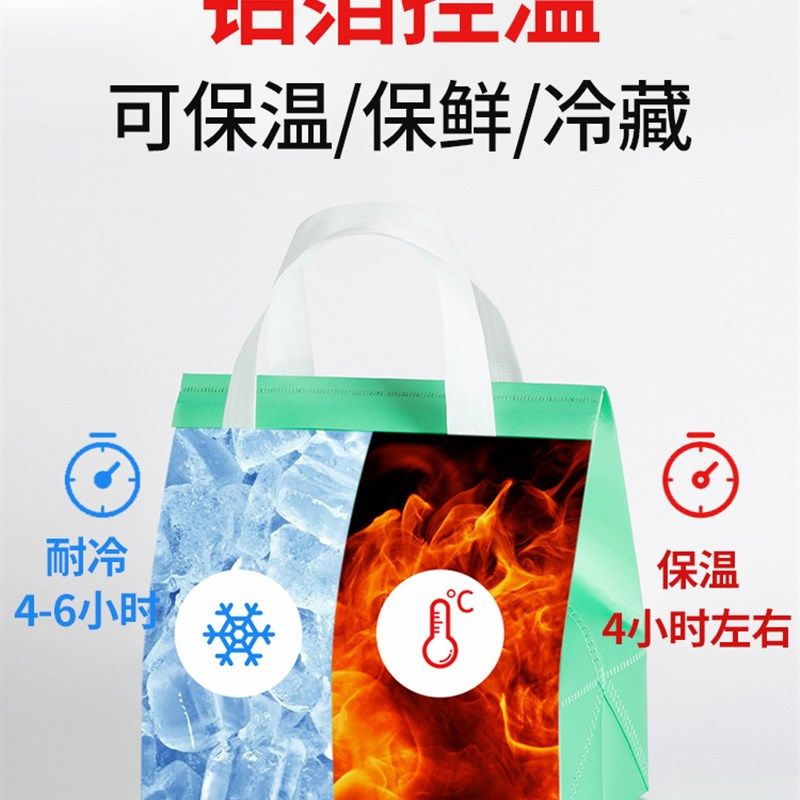 一次性保温袋外送铝箔商用甜品奶茶烧烤织布打包袋定制,包装,礼品袋/塑料袋,淘宝优惠券,粉丝福利购,淘宝优惠卷