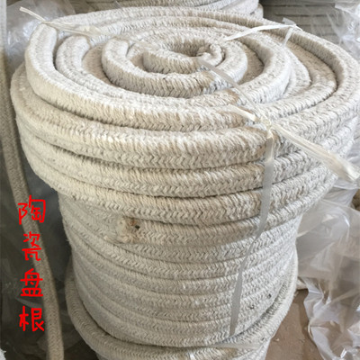 厂家直销 电解槽炉门密封条带钢丝耐高温硅酸铝陶瓷纤维盘根