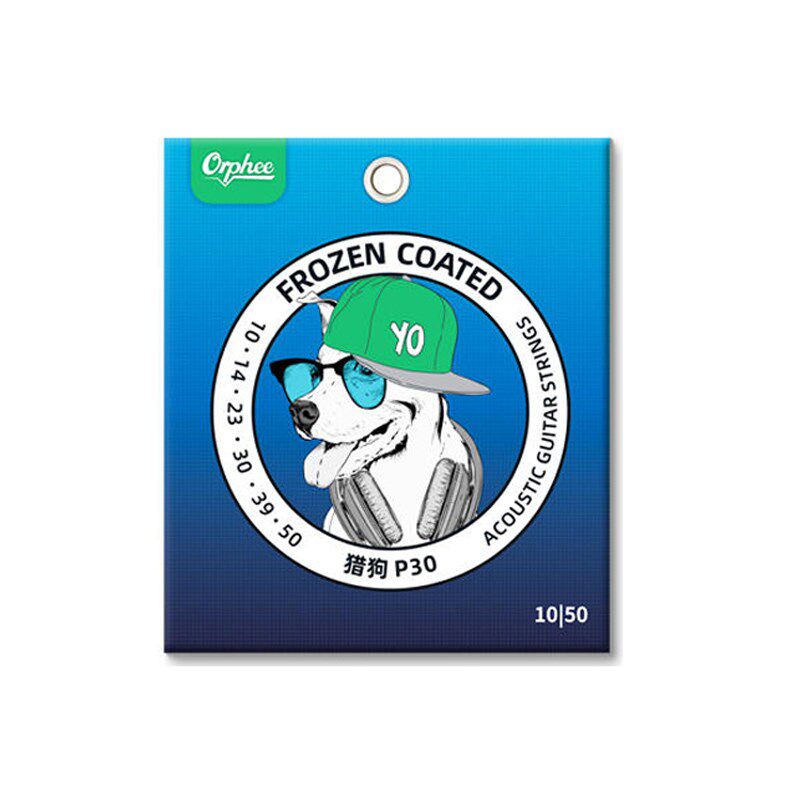 O奥路菲吉他琴弦猎狗冷冻弦指弹民谣木吉他弦线全一软弦