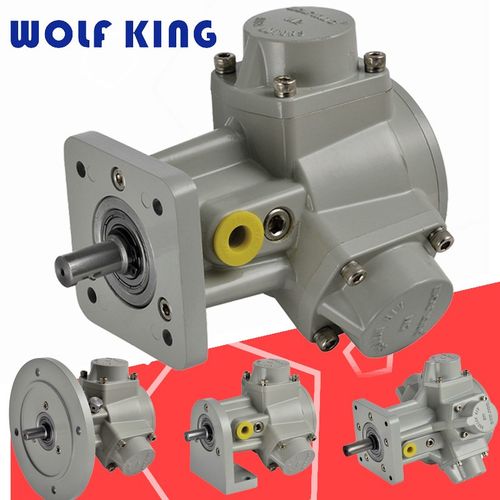 台湾狼王气动马达活塞式大扭力HF010气动马达M3防爆搅拌头正反转