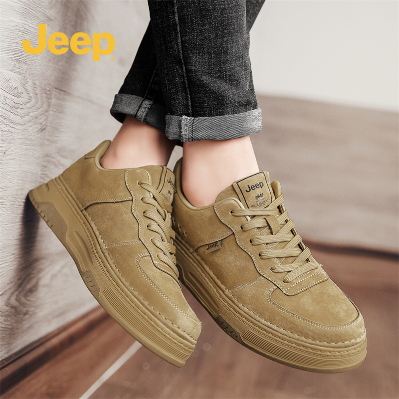 Jeep吉普男士软底休闲板鞋