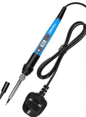 908S蓝色英规欧规数显80W电烙铁 焊接工具电洛铁