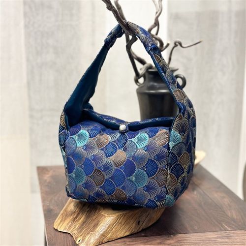 织锦茶事包茶壶手提旅行便携茶具收纳包加厚加棉带隔层布袋