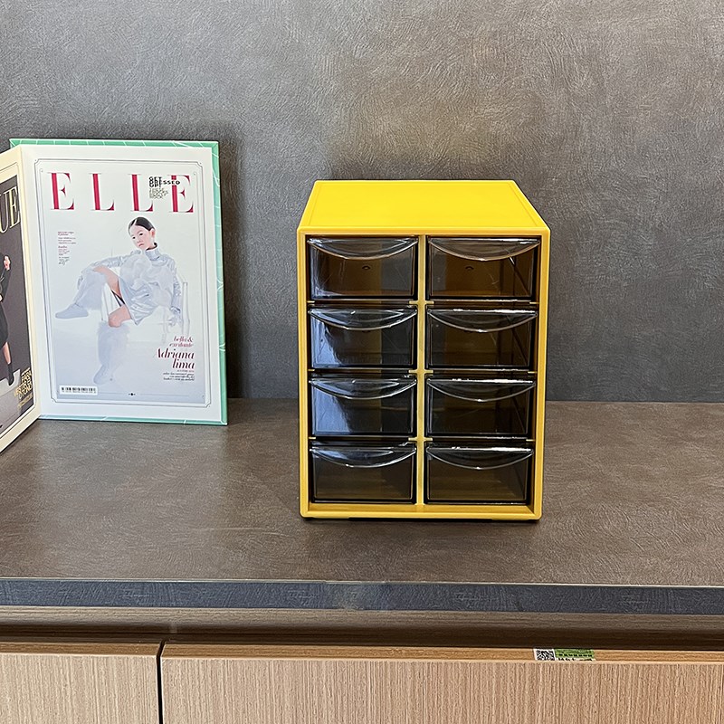 桌面抽屉式收纳盒小型收纳柜发圈文具收纳盒