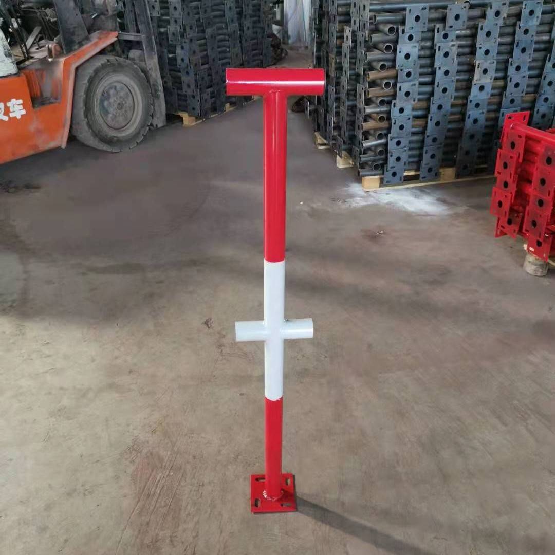 建筑施工临时楼梯扶手立柱定型化临边防护配件栏杆48钢管安全护栏