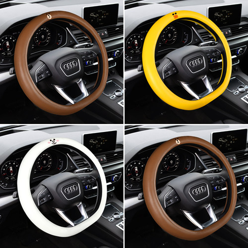 Line汽车方向盘套夏季可爱防滑吸汗超薄耐磨四季通用把套汽车用品