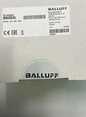 巴鲁夫 BALLUFF议价