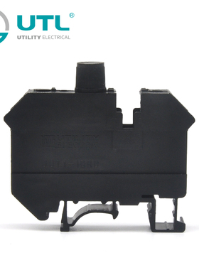 UTL尤提乐JUT1-10RD螺帽式保险丝式接线端子 接线板 接线端子排