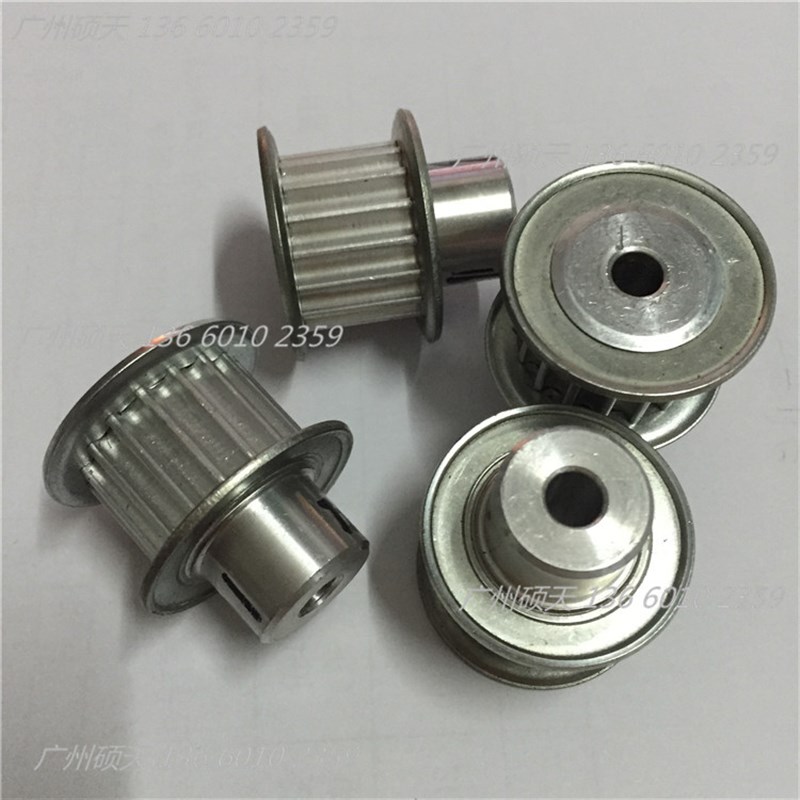 HTD5M同步带轮63齿64齿65齿带宽20 有台阶有挡圈 铝质同步轮现货