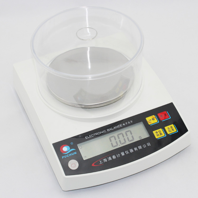 浦春电子天平1000g/0.01g天平秤精准电子秤珠宝秤实验室电子称