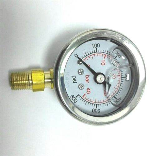 耐震压力表yn-40压力40bar 600psi螺纹ZG1/4 40mm 4mpa防振表径向