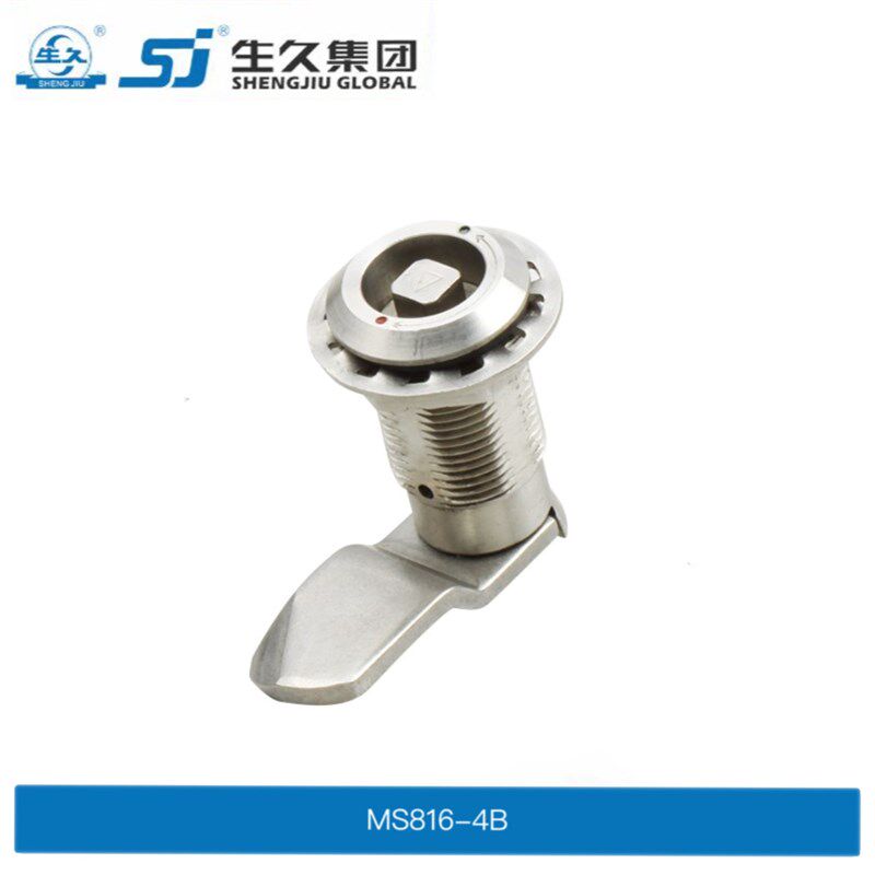 上海生久柜锁SJ正品保证配电柜柜锁 转舌锁MS816-4B 全不锈钢门锁