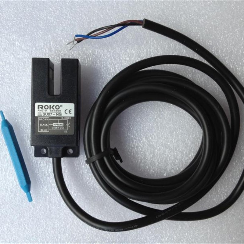 ROKO瑞科 光电开关 槽型光电开关 SU07-NG 绿光源 NPN型常开