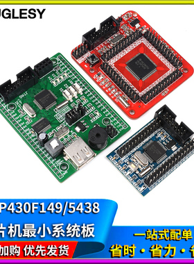 MSP430F149/5438单片机最小系统板 核心板 开发板 USB BSL下载器