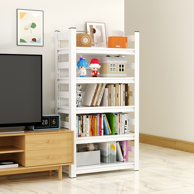 围栏书架落地多层置物架家用置物架儿童学生简易客厅靠墙收纳层架
