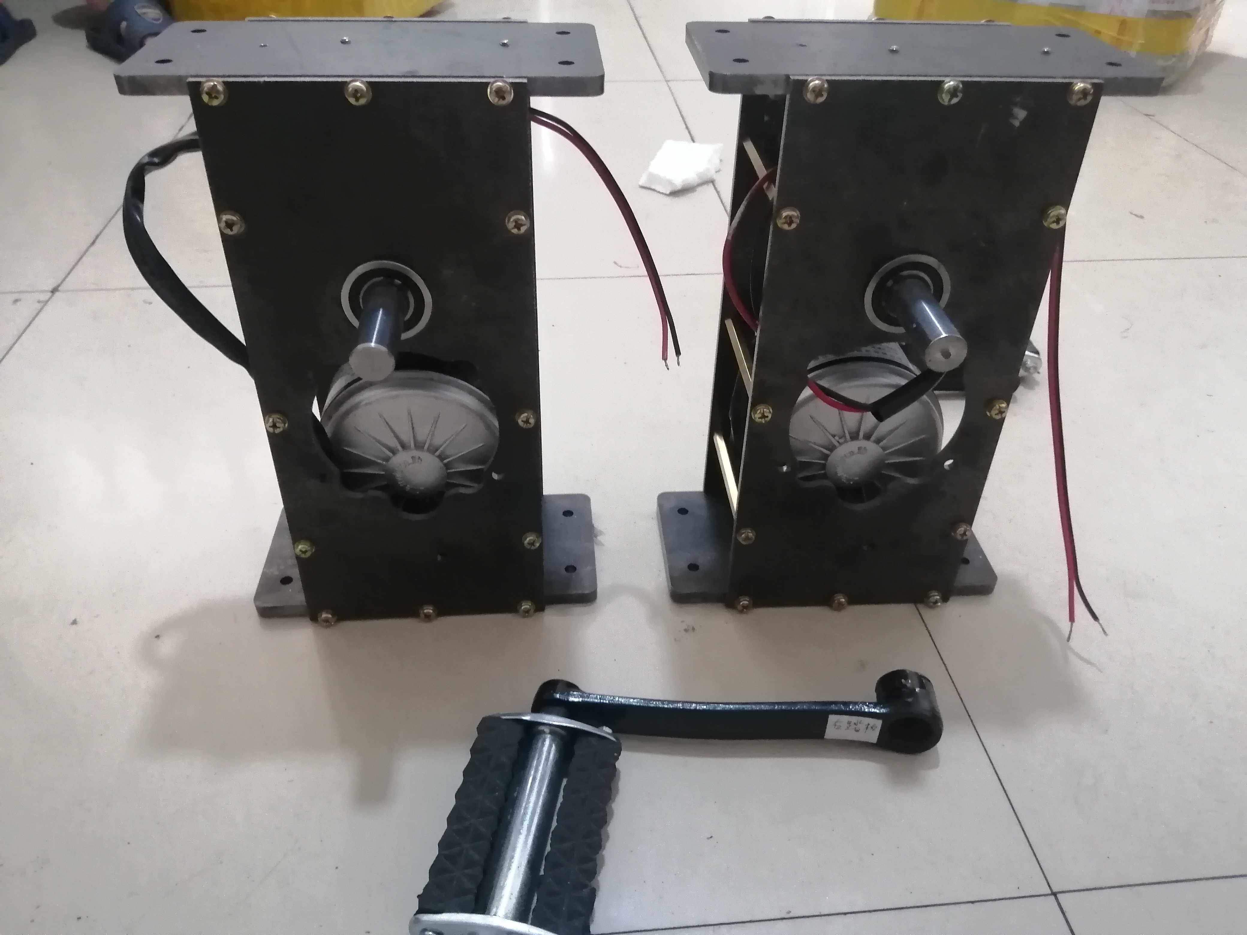 脚踏发电机12V24V36伏350W600瓦永磁直流大功率电瓶充电齿轮箱