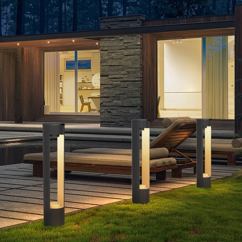 太阳能庭院灯户外防水花园灯铝材高端景观灯别墅草地灯室外草坪灯