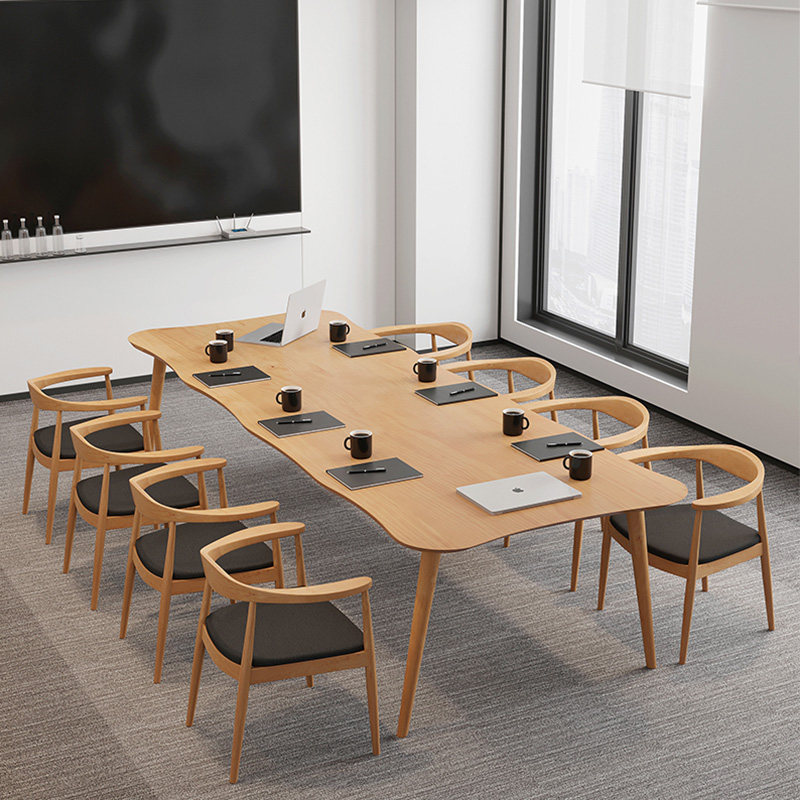 会议桌长桌子简约现代洽谈桌会议室桌长条简易办公桌椅组合工作台