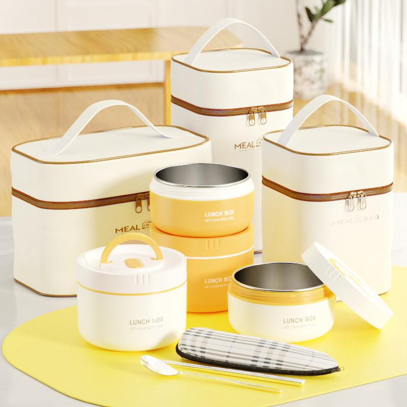 316不锈钢保温饭盒学生专用便当盒上班族便携带饭保温桶餐盒套装