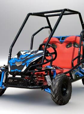 电动800W双人沙滩车UTV小卡丁车场地娱乐四轮沙滩车景区越野车