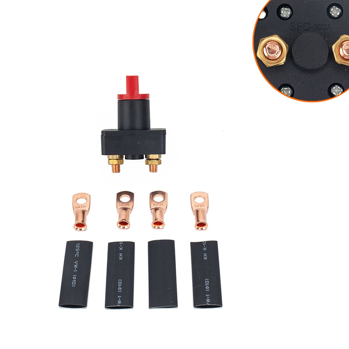 外贸货源 300A小型大电流电瓶开关 汽车游艇货车电器断电开关