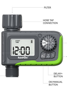 Rainpoint 灌溉 智能控制器 定时灌溉 自动浇花浇水器 院子 草坪