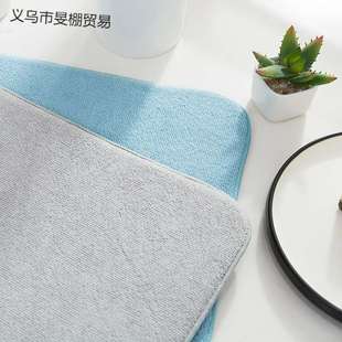 餐垫超细纤维吸水垫子厨房台面餐具杯子碗盘沥水垫子桌垫干燥永康
