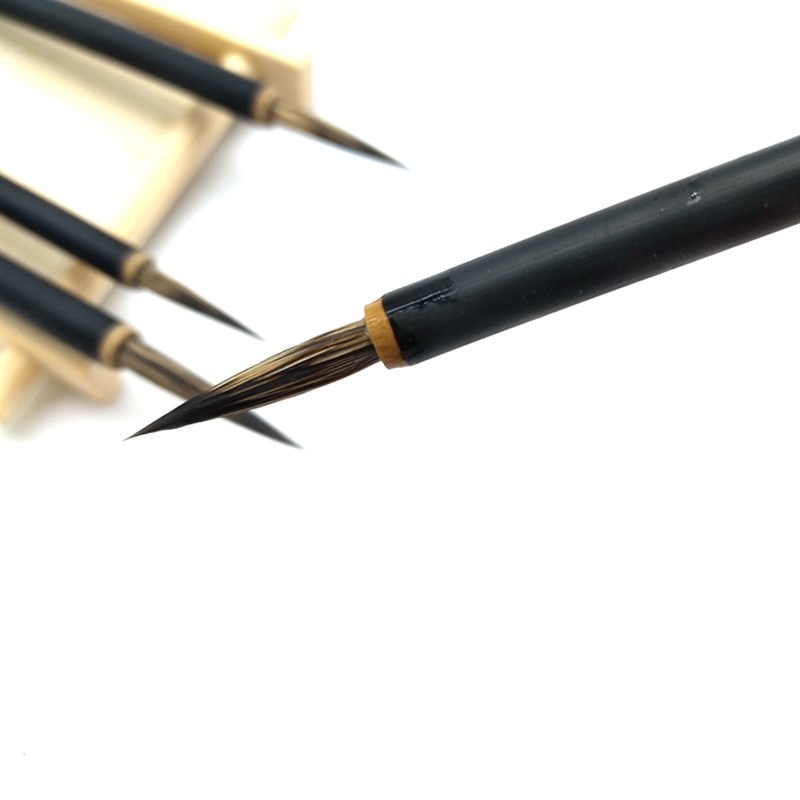 国画鼠须勾线笔水彩细节上色笔勾边笔水彩勾线笔画笔工笔画描线笔
