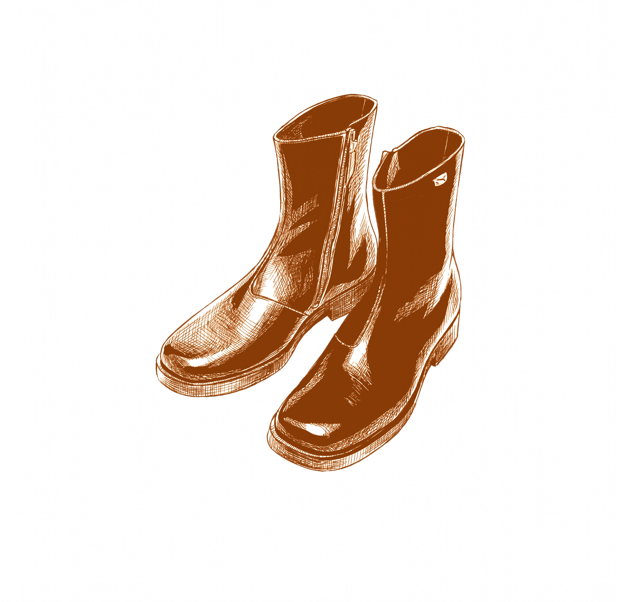 thumbnail for 【i795】camion top grain leather vintage boots