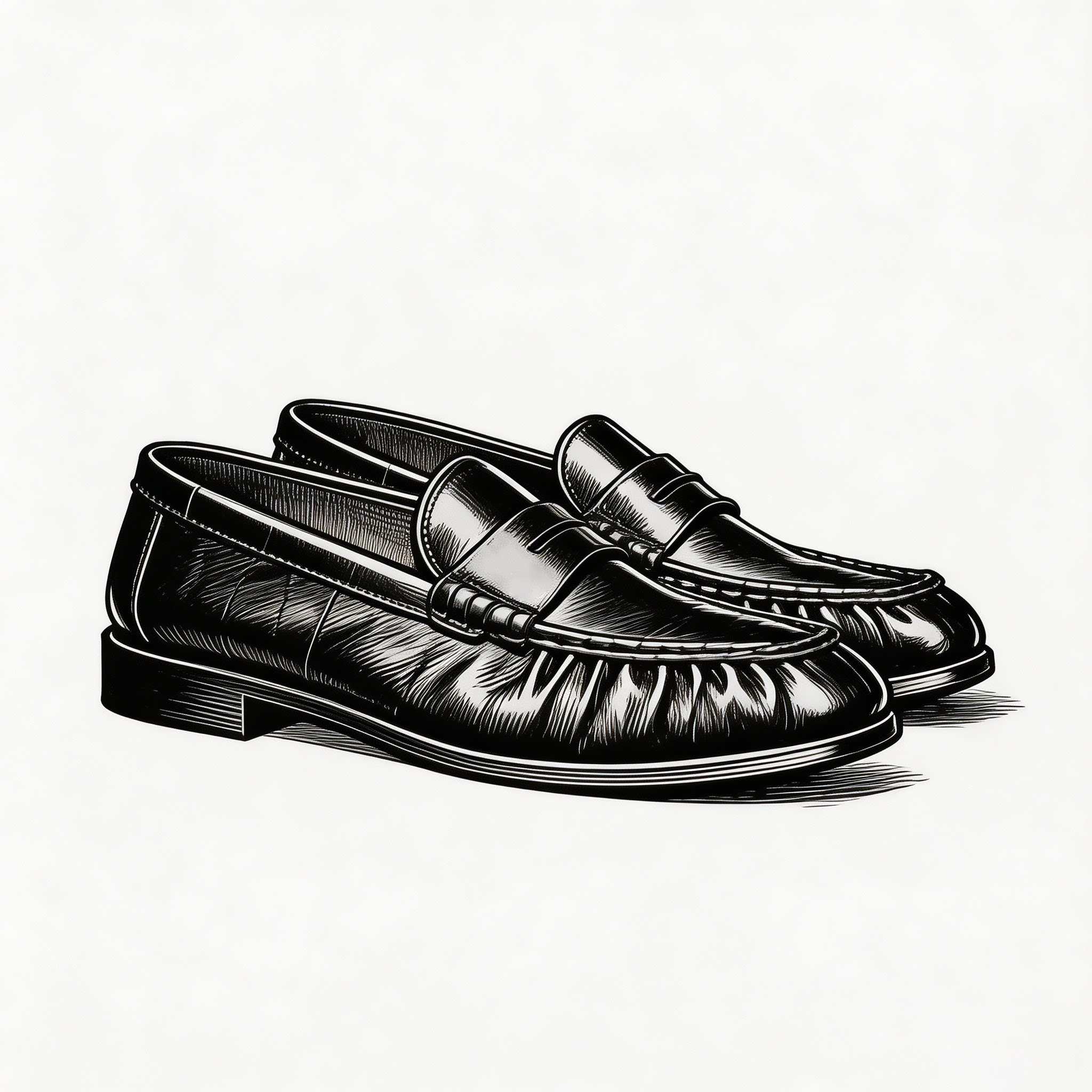 thumbnail for 【i795】26ss 100% Korean‑imported eel skin loafers