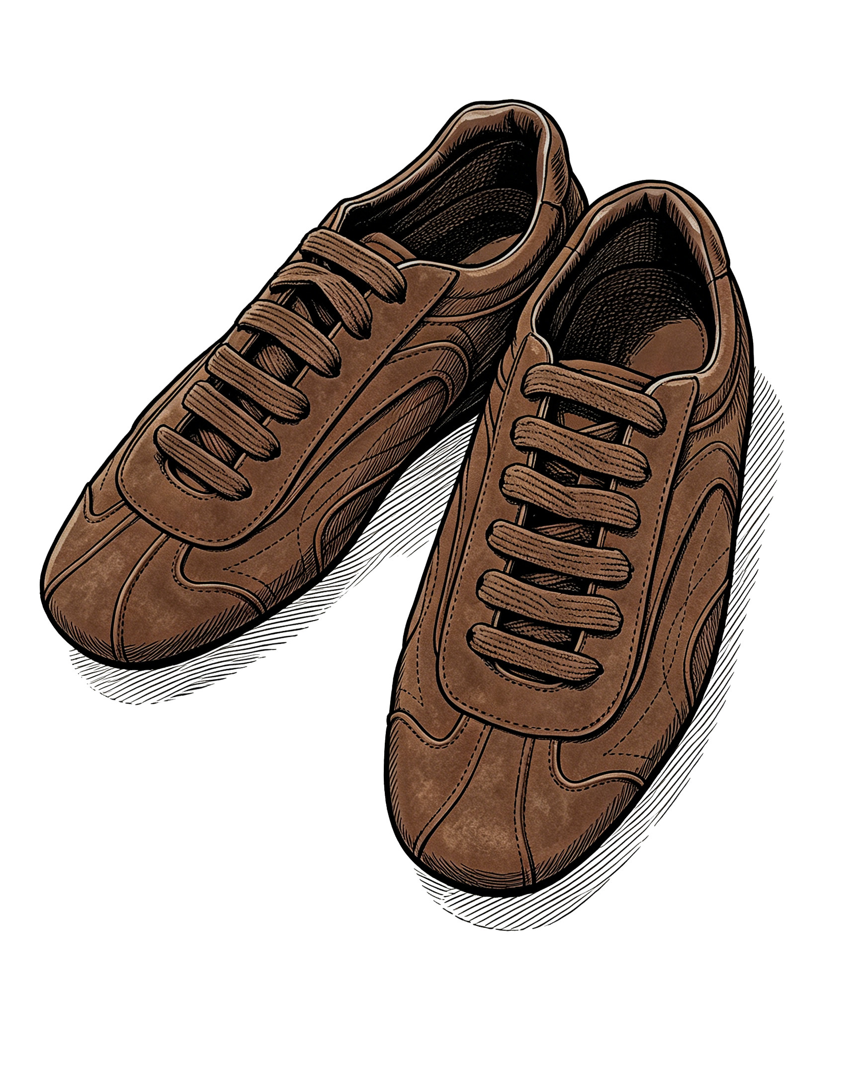 thumbnail for 【i795】Montecarlo Suede Trainers Lambskin Suede