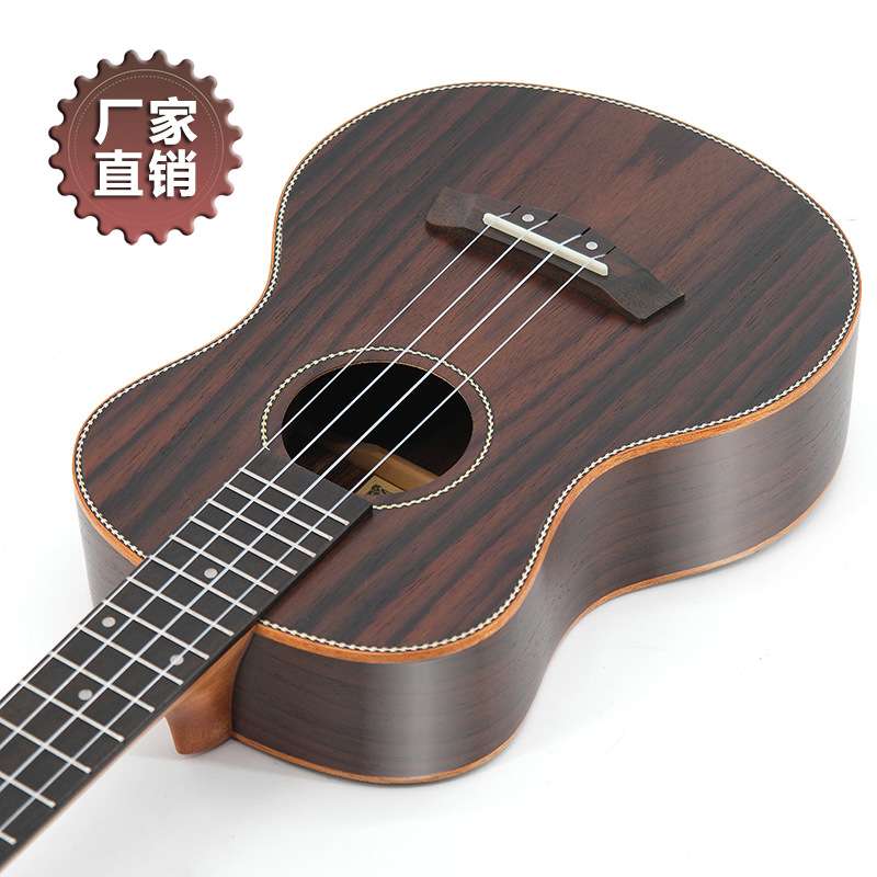 26寸全玫瑰木尤克里里 ukulele 乌克丽丽四弦琴小吉他  厂家直销