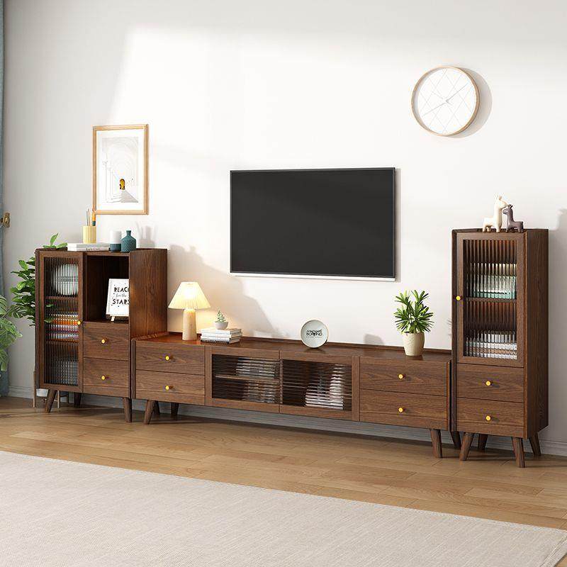 家用客厅家居电视柜组合组合实木电视柜全套实木沙发转角现代简约