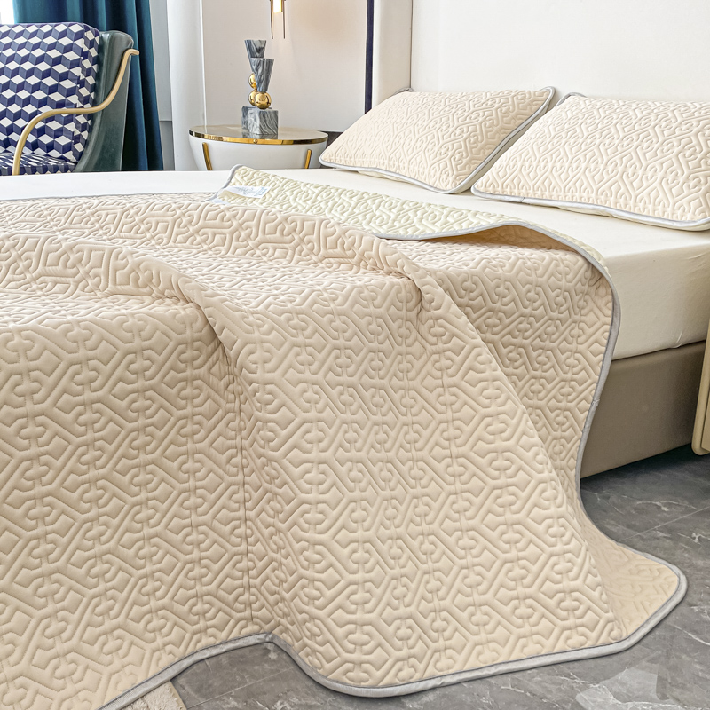 乳胶凉席床垫三h件套夏季防滑软席子宿舍单人可水洗可折叠软冰凉