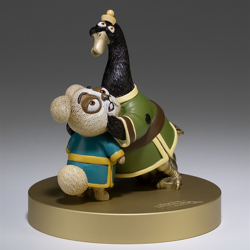 全铜摆件《f功夫熊猫》之兔与鹅 铜工艺品饰品礼品桌面摆件