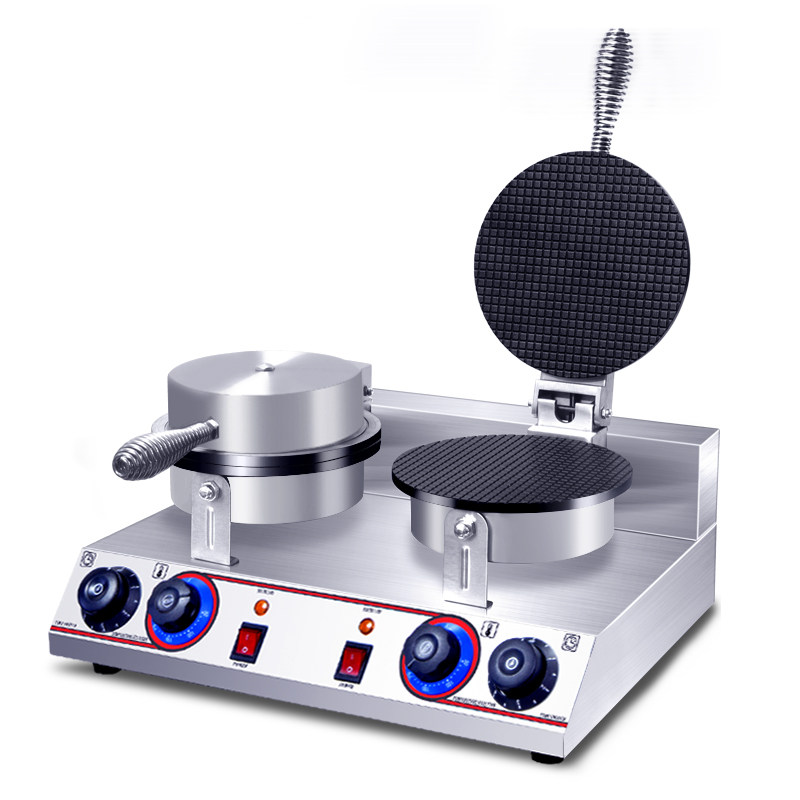 艾朗西厨 脆皮蛋卷机商用电热冰淇淋雪糕皮机R甜筒蛋筒鸡蛋卷机器