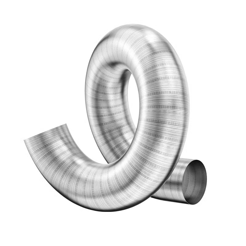 抽油烟机不锈钢排烟管吸油机排气管道热I水器加厚软管铝箔通风管