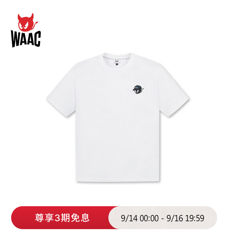 WAAC小恶魔官方春夏男士高尔夫服装CREWNECK SS TOP短袖T恤图片
