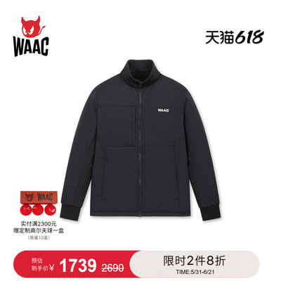 WAAC小恶魔官方男士高尔夫服装PADDING JUMPER夹克外套