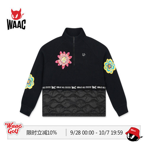 WAAC小恶魔官方女士高尔夫服装SHUTING QIU COLLABORATION卫衣